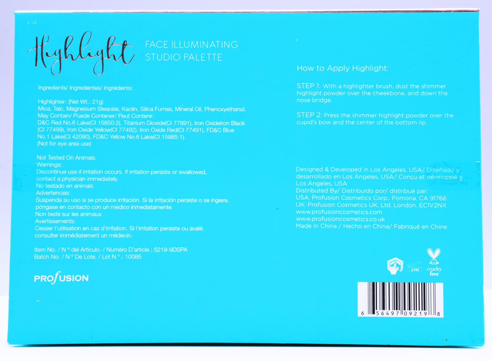 Profusion Highlight Studio Palette