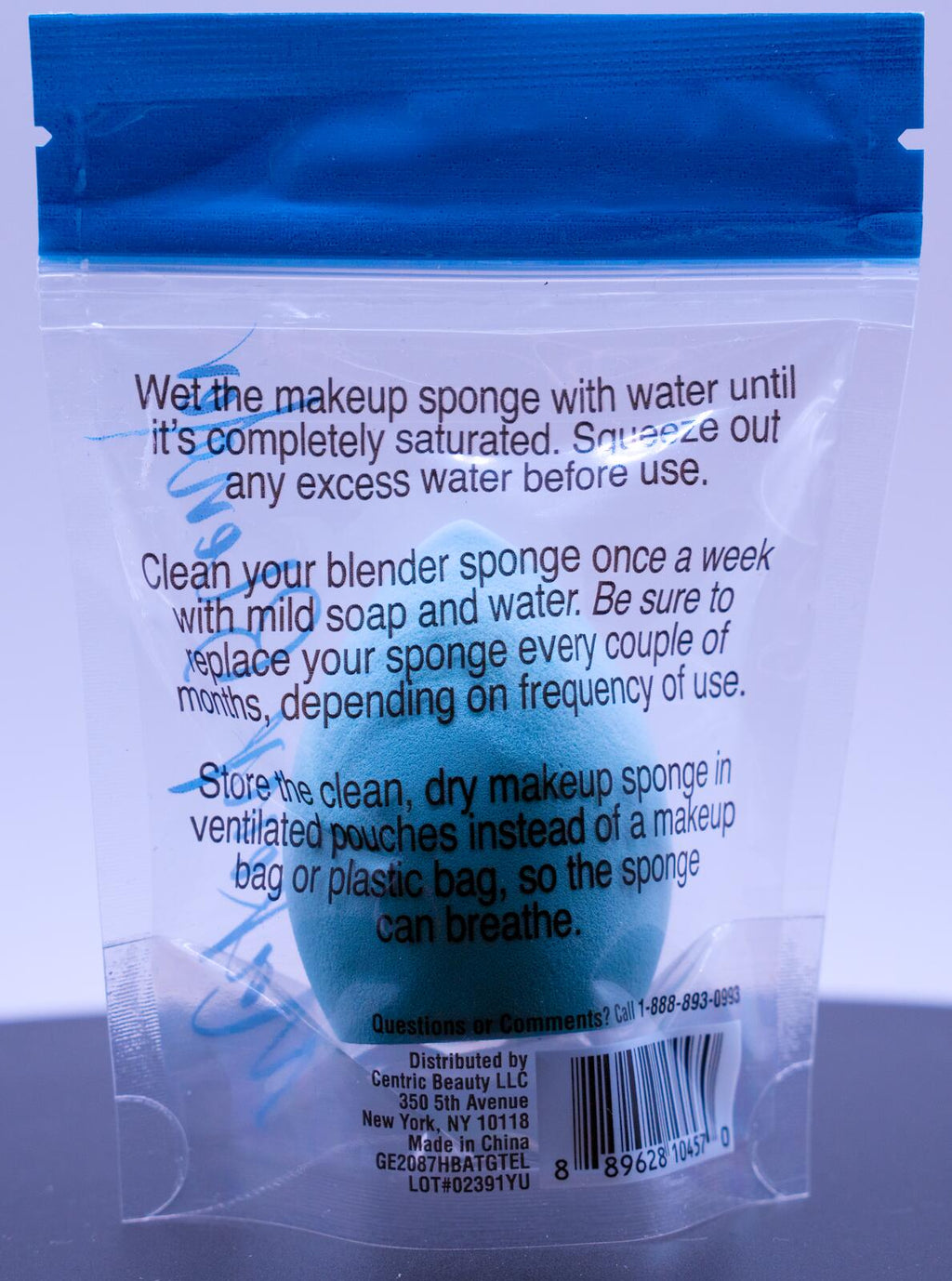 Makeup Blue Beauty Sponge for Flawless Application