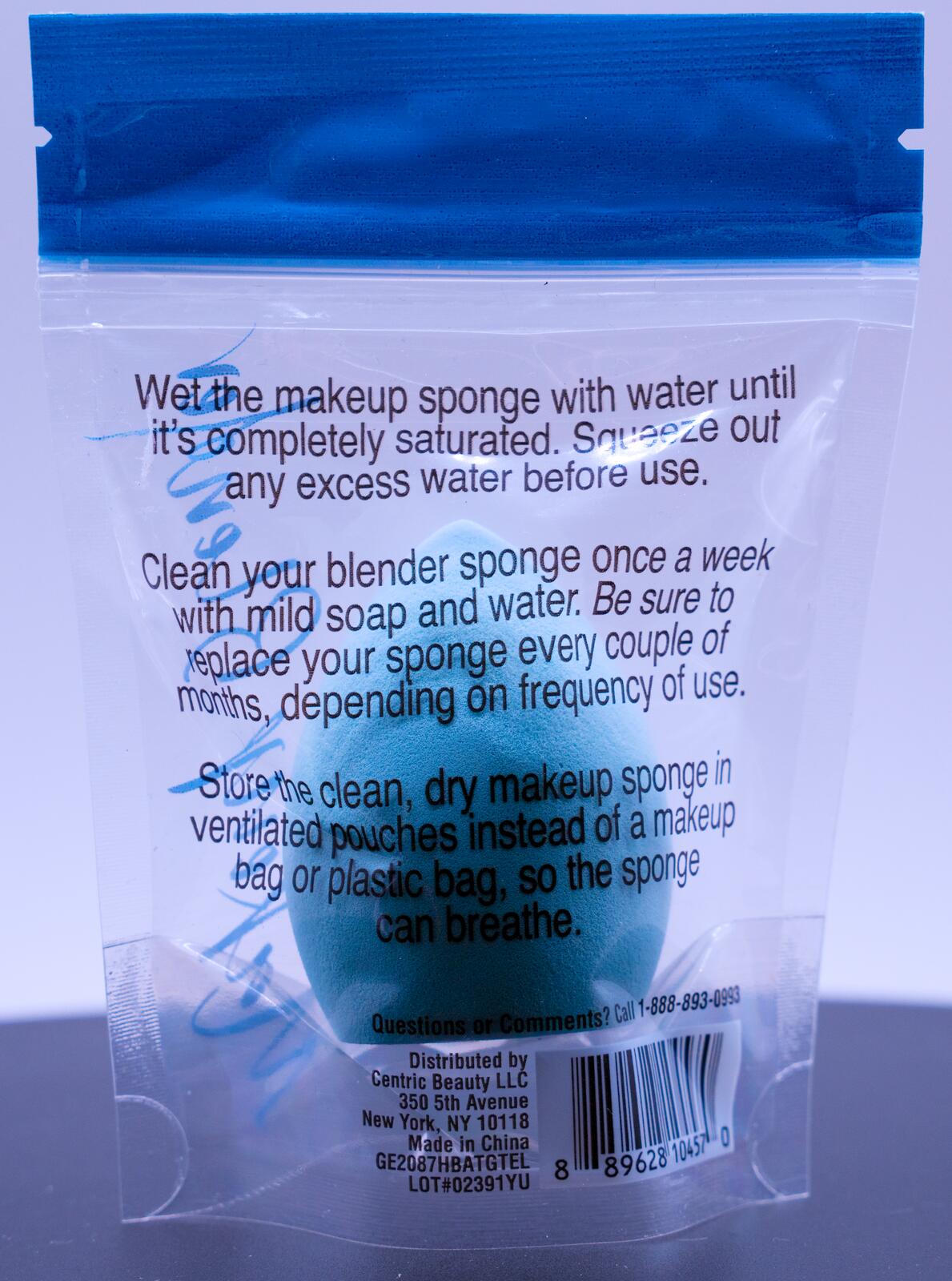 Makeup Blue Beauty Sponge for Flawless Application
