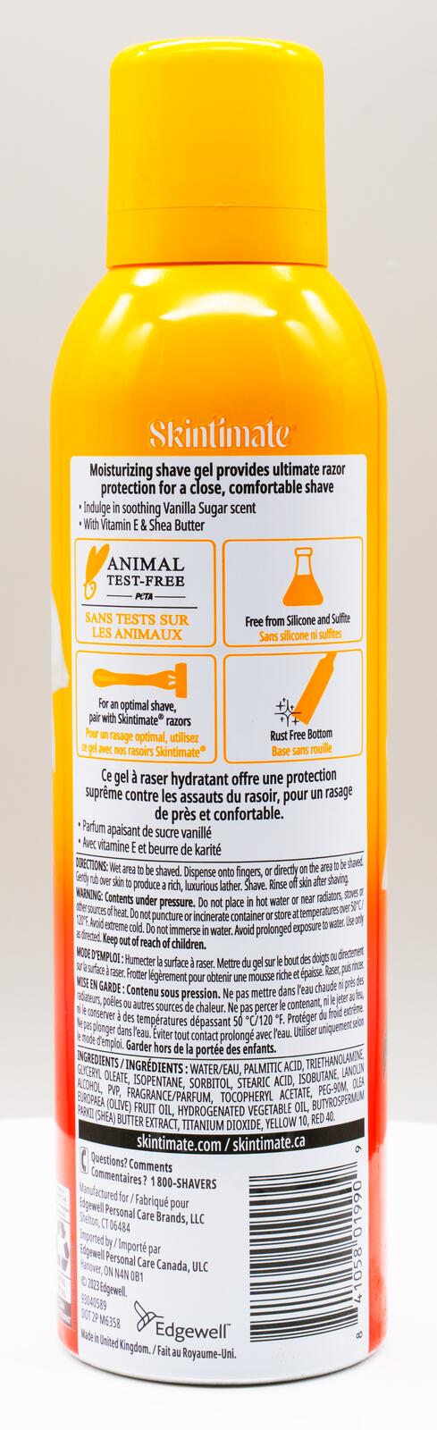 Skintimate -  Vanilla Sugar - Women's Shave Gel