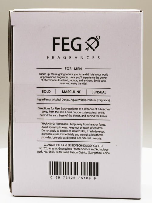 FEG Fragrances Perfume Pheromone-Infused Eau de Parfum 50ml