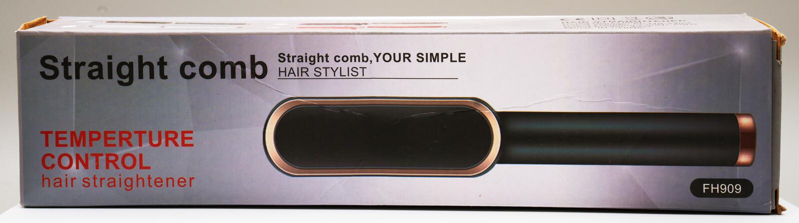 Generic Straight Comb Hair Straightener FH909 with Temperature Control