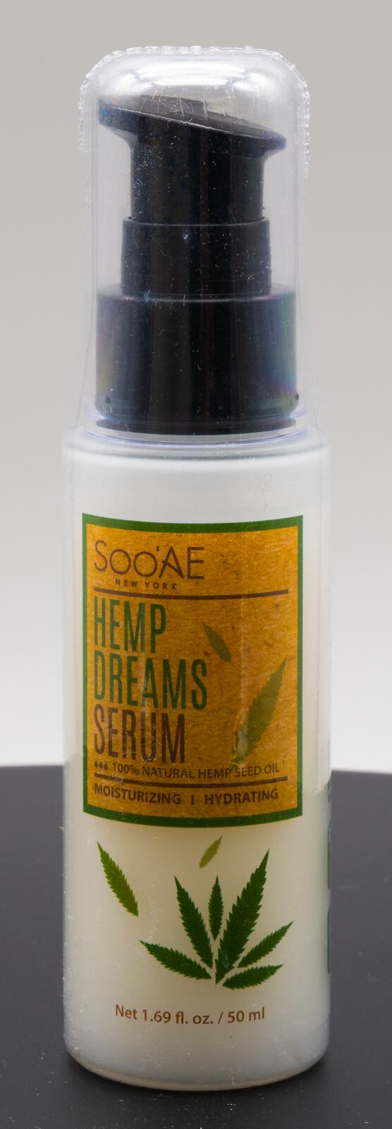Soo'AE Hemp Dreams Serum Moisturizing Hydrating Face Serum 50ml