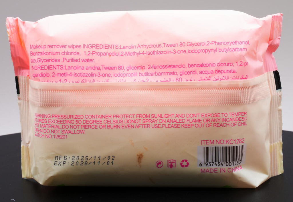 Kevin & Coco Facial Cleansing Wipes (25-count packs) Coconut