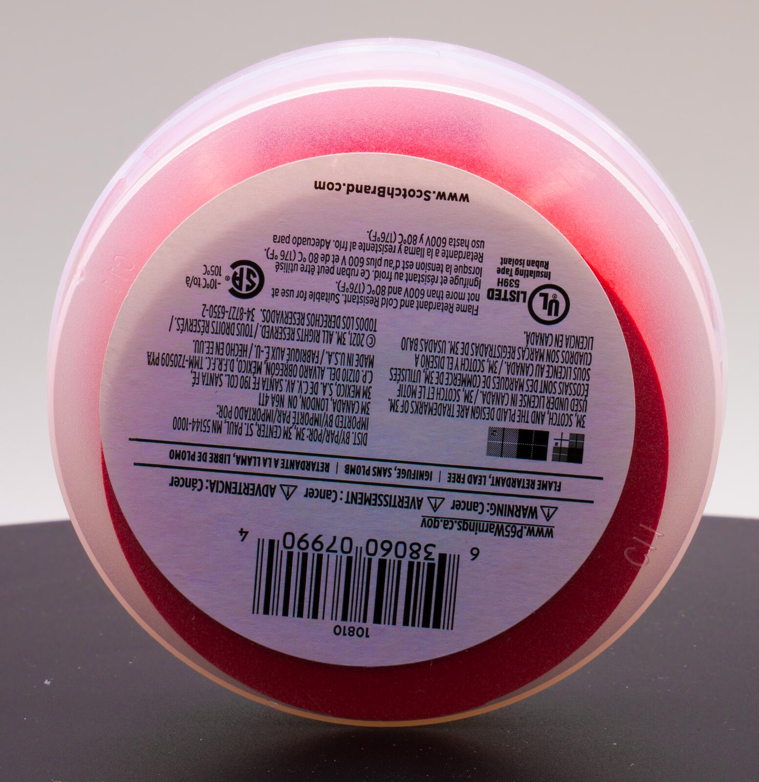 Scotch® 35 Red Vinyl Electrical Tape by 3M -8pack