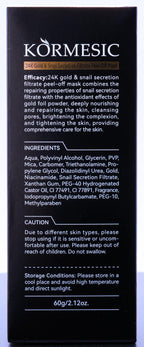 Kormesic 24K Gold Snail Secretion Peel-Off Mask