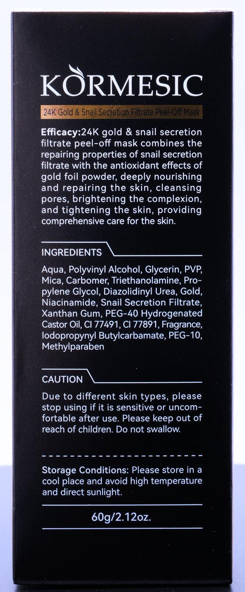 Kormesic 24K Gold Snail Secretion Peel-Off Mask