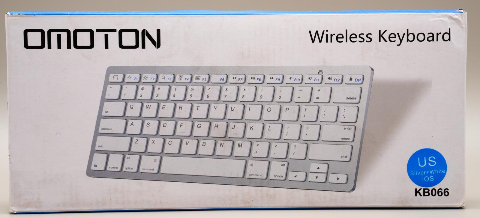 Omoton Ultra-Slim Wireless Bluetooth Keyboard (Model KB066)