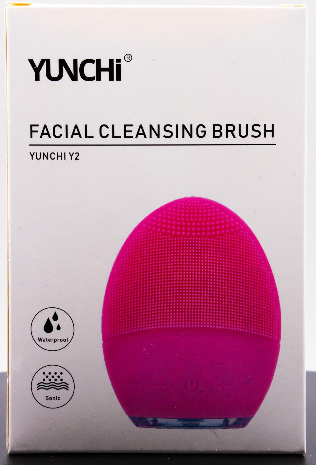 YUNCHi Facial Cleansing Brush Y2 Waterproof Silicone Pink