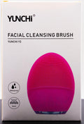 YUNCHi Facial Cleansing Brush Y2 Waterproof Silicone Pink