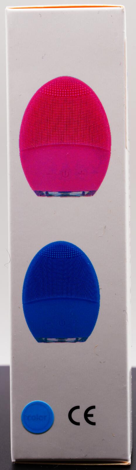 Silicone Facial Cleansing Brush with USB Charging and Adjustable Intensity