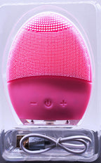 YUNCHi Facial Cleansing Brush Y2 Waterproof Silicone Pink