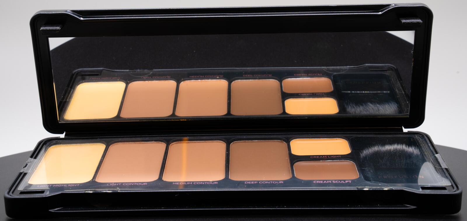 Profusion Contour Makeup Case 6 Shade Palette with Brush