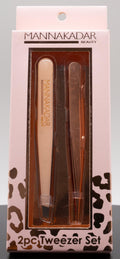 2pc Tweezer Set Precision Hair Removal Manna Kadar