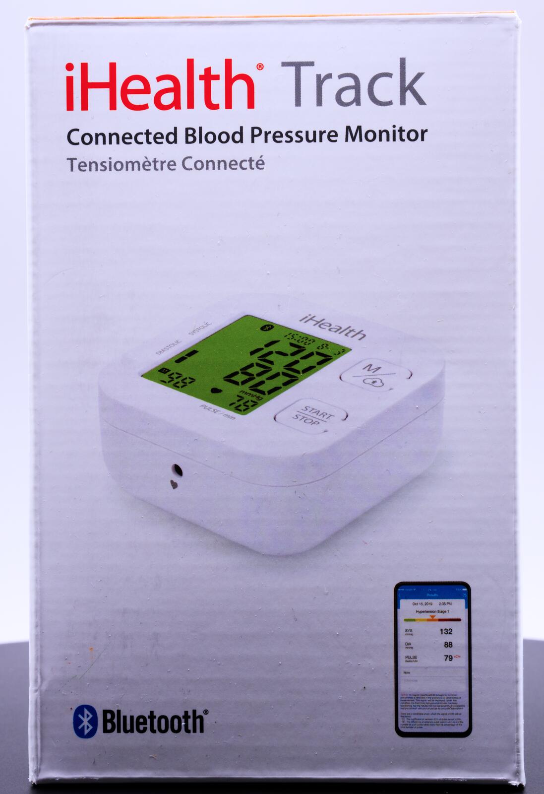 iHealth Track Connected Blood Pressure Monitor Bluetooth