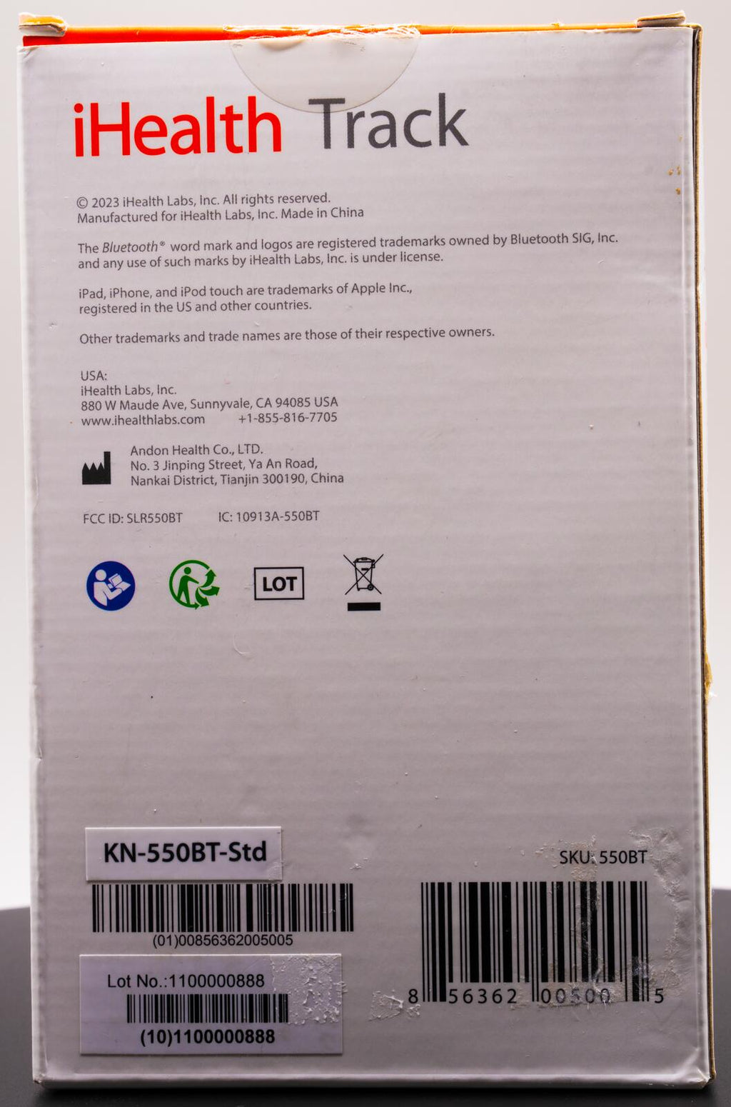 iHealth Track Connected Blood Pressure Monitor Bluetooth