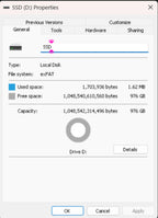 Portable M.2 NVMe/NGFF SSD External Hard Drive 1TB