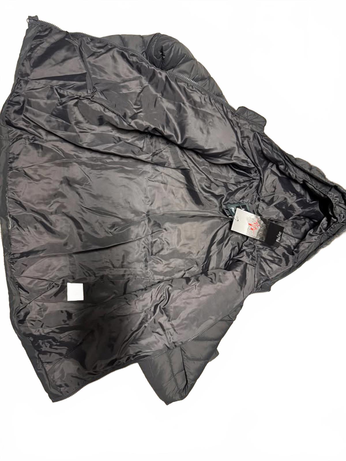 Pulse Men's Gray Hooded Puffer Jacket