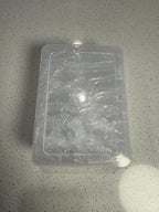 Set of Clear Plastic Storage Containers with Lids