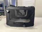 Pet Gear Soft-Sided Black Pet Carrier Crate with Mesh Panels
