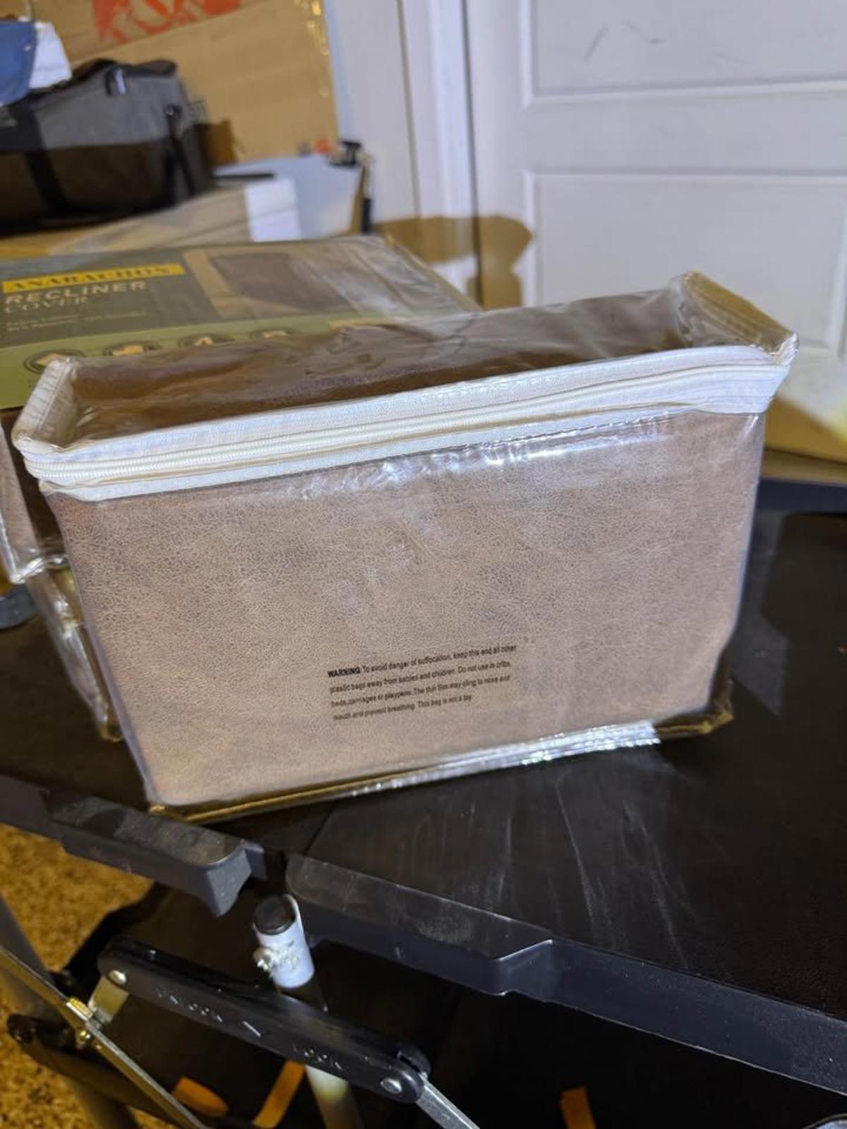 Anarachon Recliner Cover Taupe 85% Polyester 15% Spandex