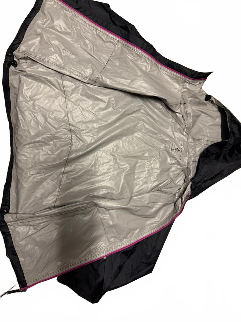 Black Lightweight Hooded Rain Jacket