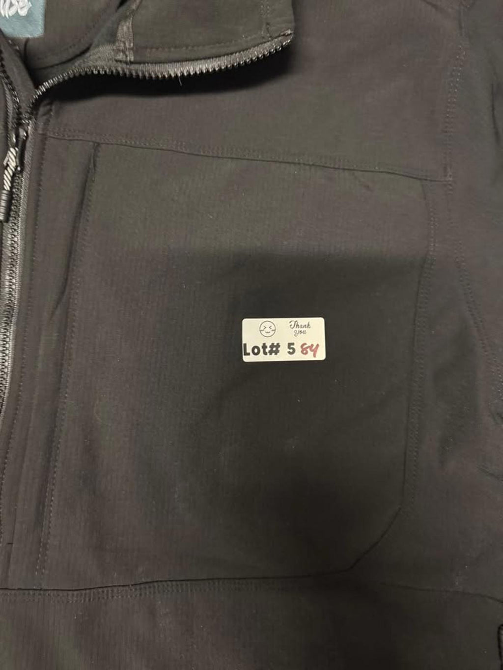 Pulse Black Zip-Up Jacket