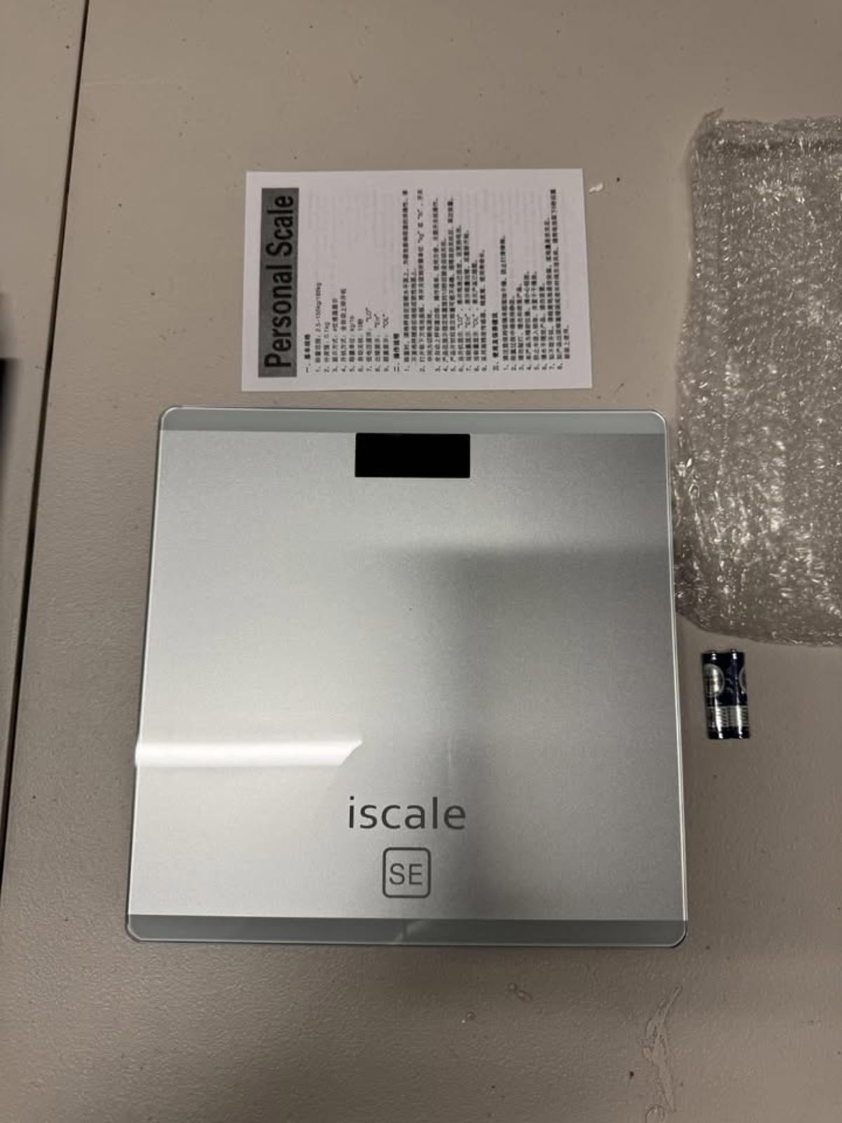iscale SE Electronic Personal Scale with Digital Display