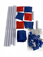 Bean Bag Toss Game Set with Poles and Connectors for Outdoor Fun