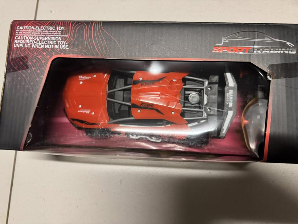 Red Sport Racing Radio Control R/C Car 1:18 Scale with Battery and USB Charger