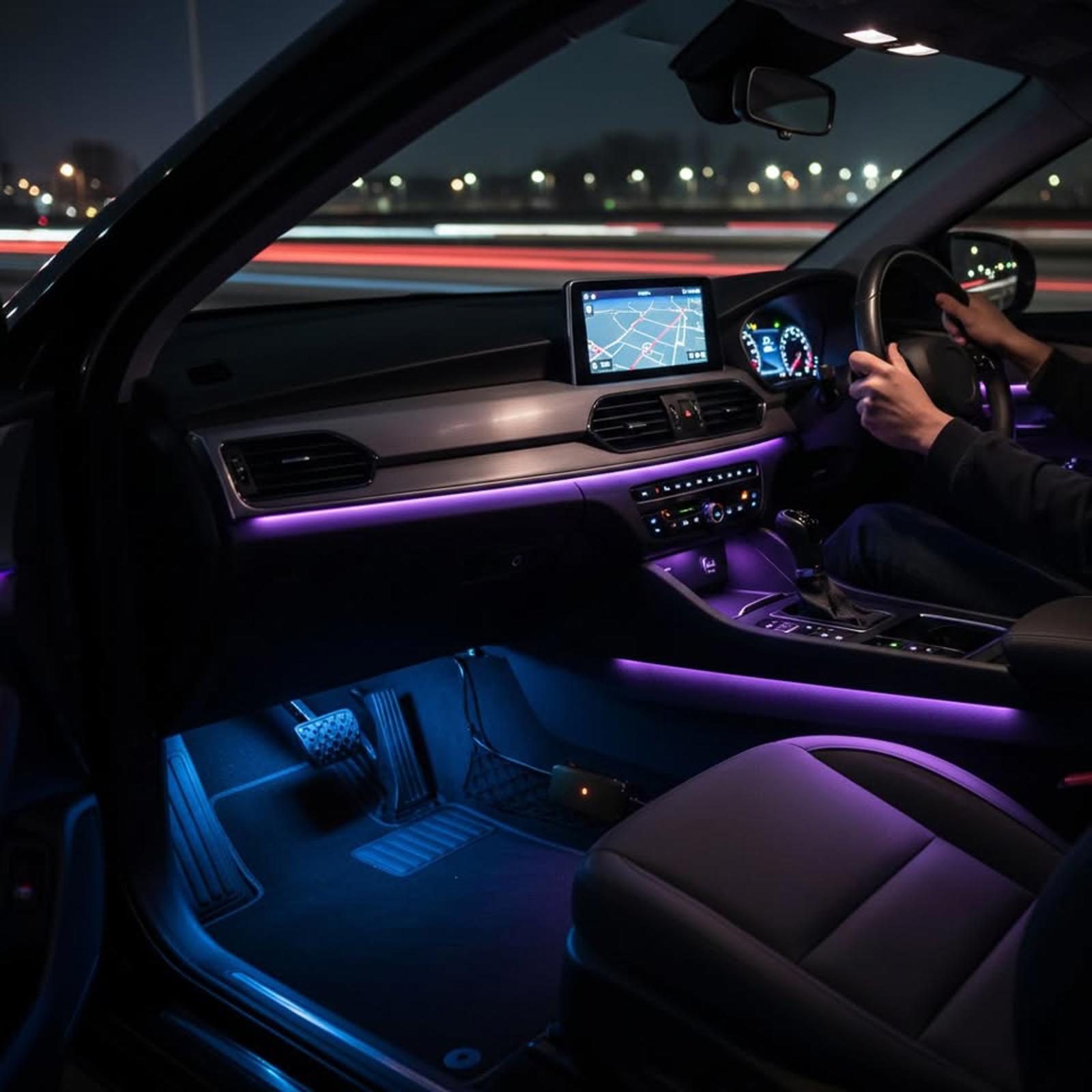 Car Interior LED Strip Kit