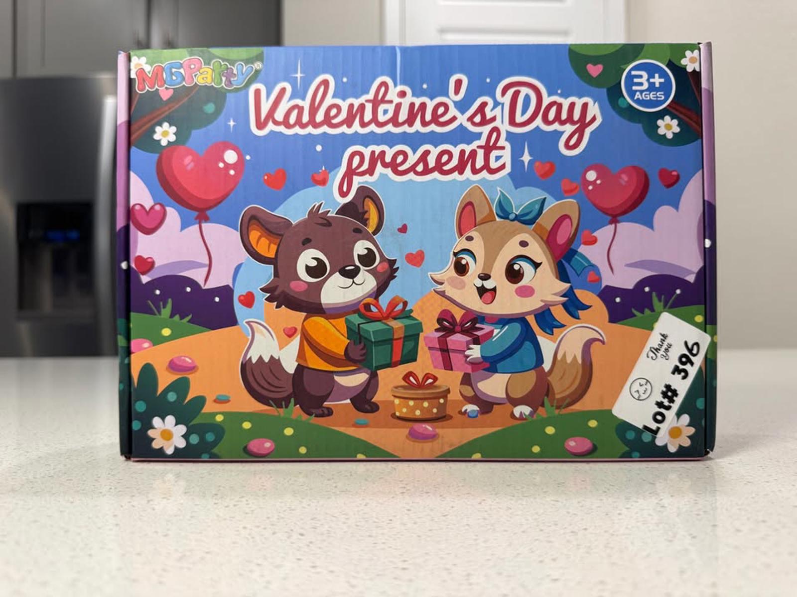 Valentine's Day Present Mini Animal Figurine Set