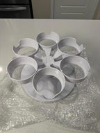 Rotatable Water Bottle Storage Rack - Holds 6 Cups