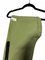 Light Green Casual Jogger Sweatpants with Zipper Pockets