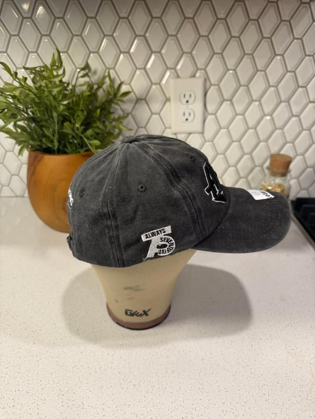 Wai Chong Force Black Washed Baseball Cap