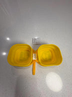 B.Duck Yellow Silicone Foldable Travel Container Case