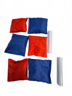 Bean Bag Toss Game Set with Poles and Connectors for Outdoor Fun