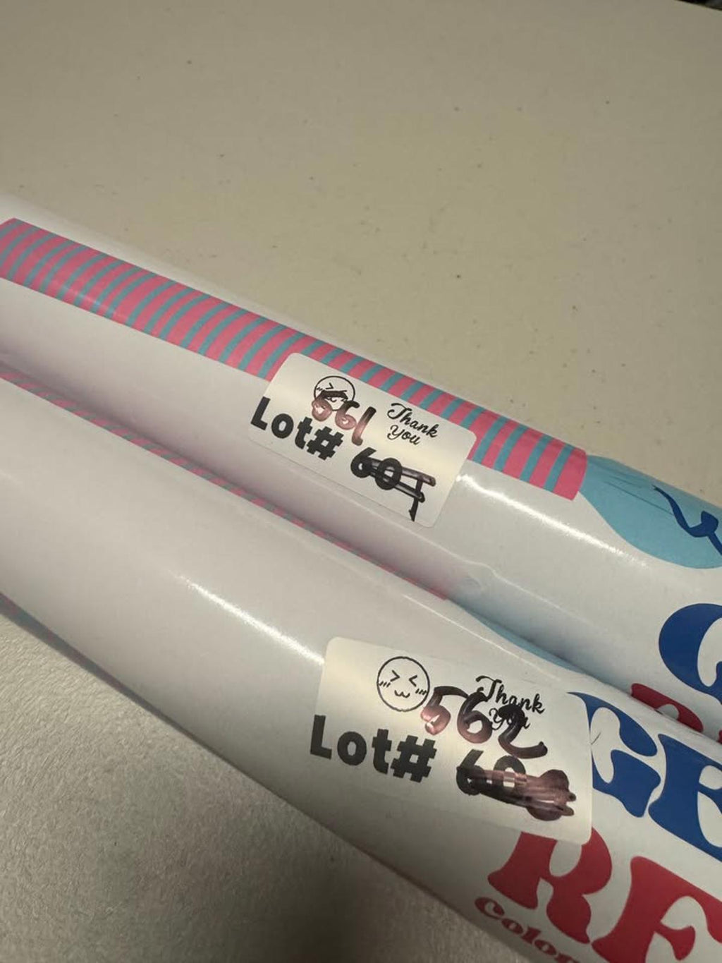 Gender Reveal Party Confetti Cannons - Set of 2 PINK