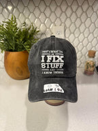 Wai Chong Force Black Adjustable Baseball Cap