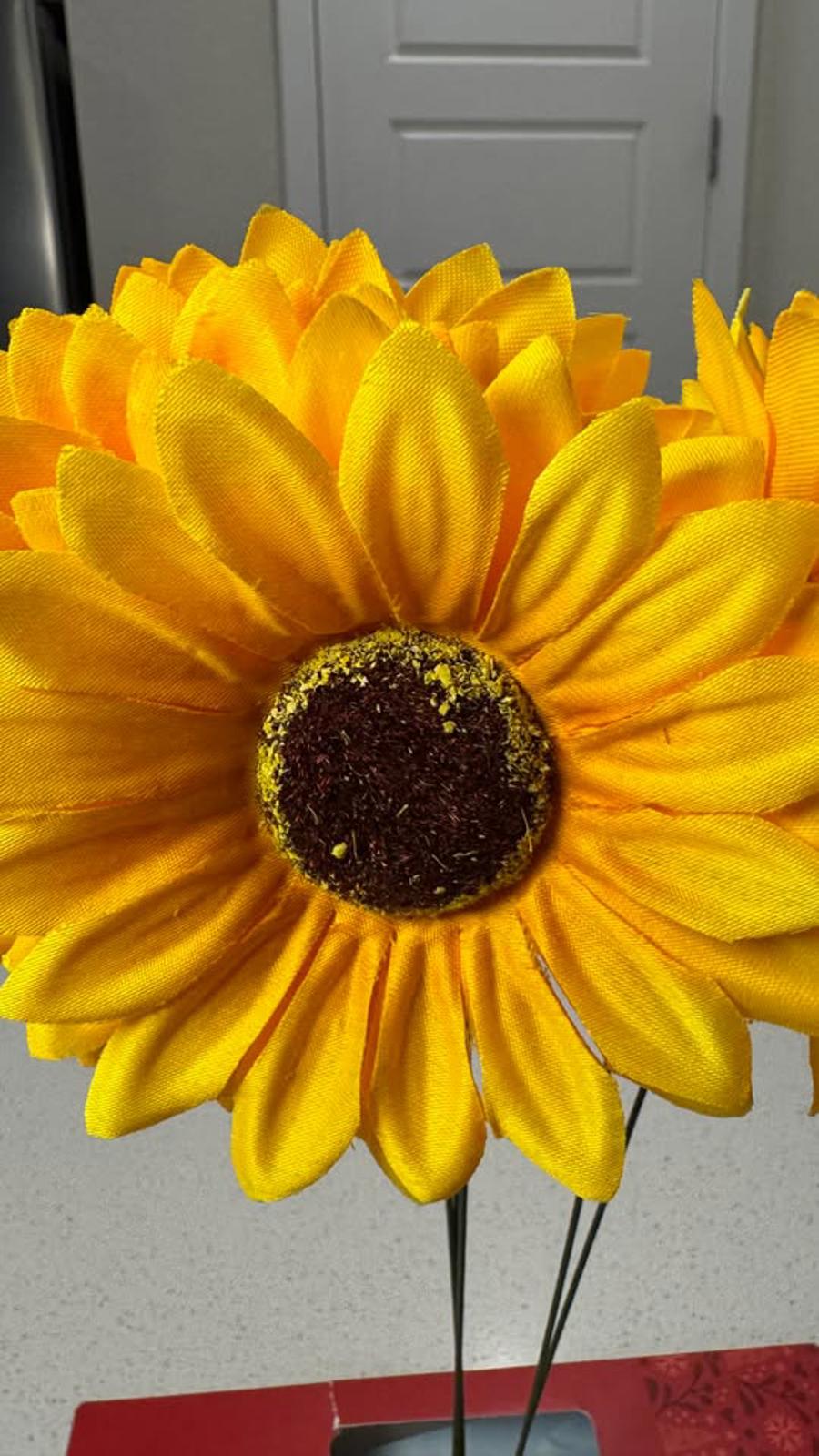 Artificial Sunflower Stems - Set of 5