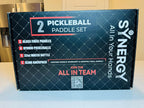 Synergy Outdoor Pickleball Set with Water Bottle and Balls All In