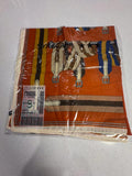 SYA SCARF Orange and Multi-Color Patterned Scarf