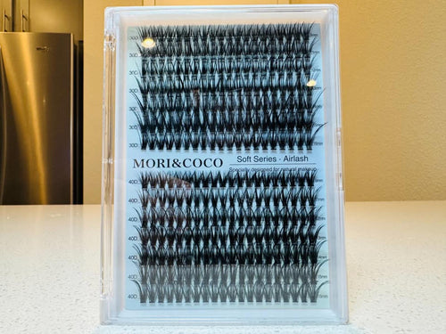 MORI&COCO Cluster Lashes Kit 4-in-1 DIY Salon Effect