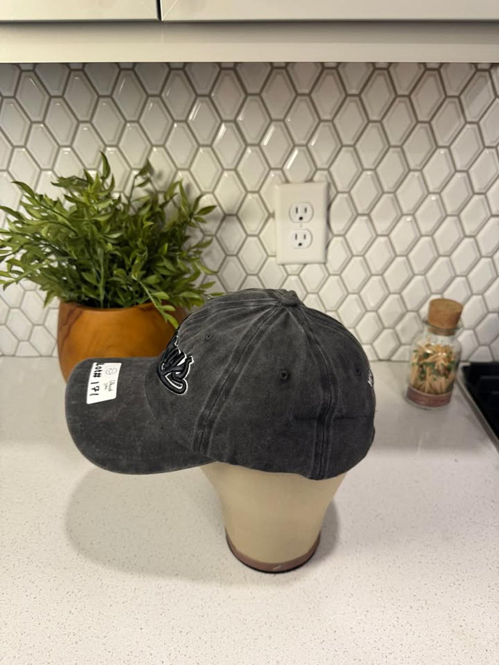 Wai Chong Force Black Washed Baseball Cap