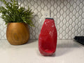Red Neoprene Bottle Cooler Sleeve with Zipper pack of 4