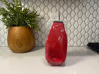 Red Neoprene Bottle Cooler Sleeve with Zipper pack of 4