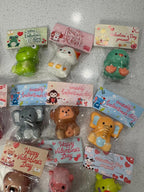 Valentine's Day Present Mini Animal Figurine Set