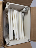 4-Tier Plastic Storage Organizer Rack