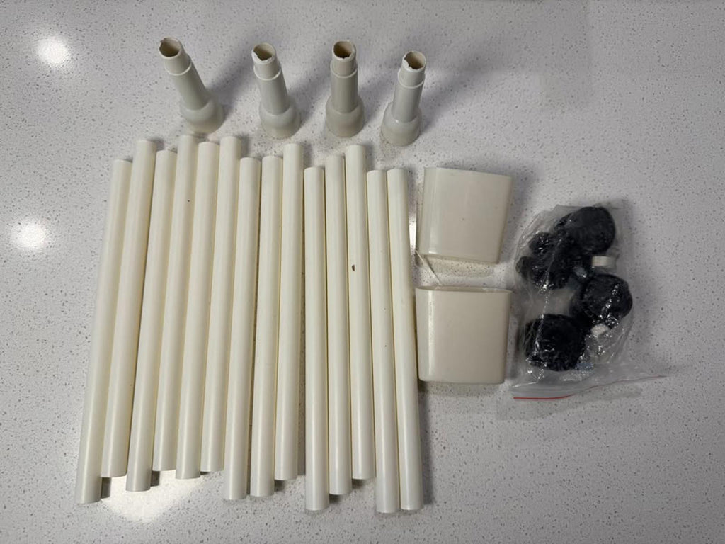 4-Tier Plastic Storage Organizer Rack