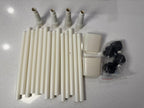 4-Tier Plastic Storage Organizer Rack